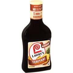 Lawry's etiqueta con información nutricional clara y útil
