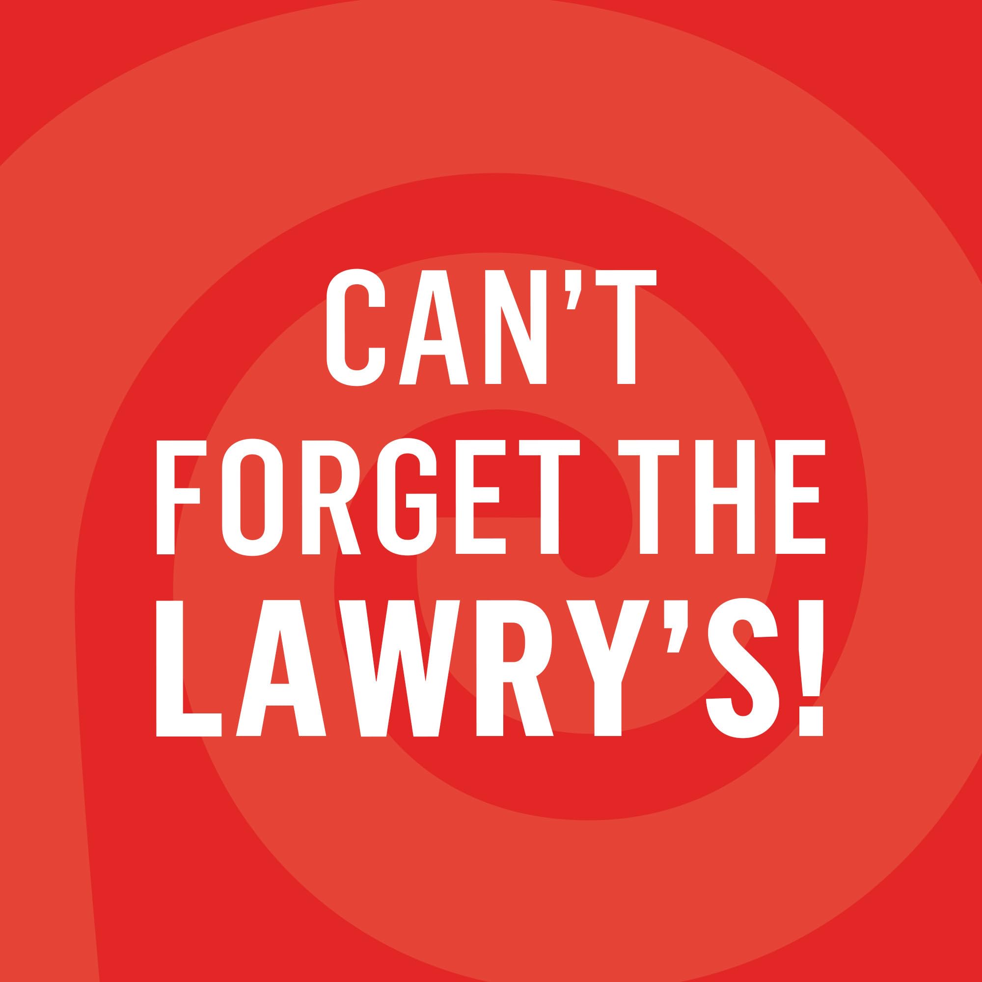 Lawry's etiqueta y lista de ingredientes visible y fácil de leer