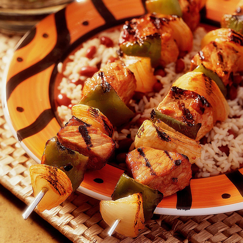 Lawry's verduras y piña a la parrilla glaseadas, añaden dulzor