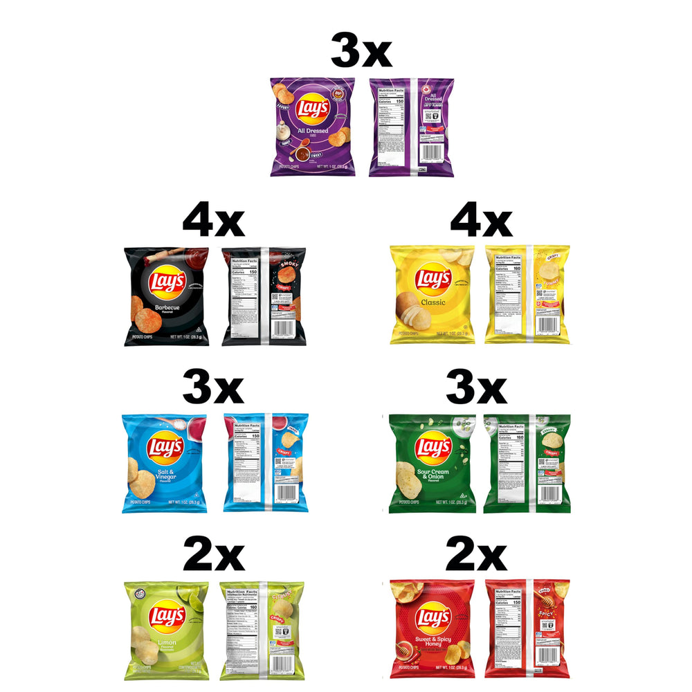 Lay's etiqueta con información nutricional para transparencia