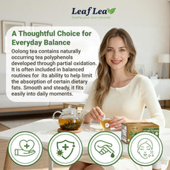 LeafLea primer plano del filtro de papel sin plástico, infusión limpia