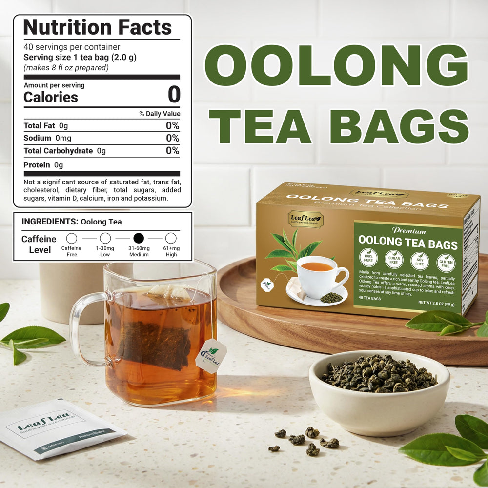 LeafLea bolsita sellada en sobre foil para frescura y aroma preservado