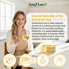 LeafLea bolsita dentro de taza en uso, infusión limpia y relajante