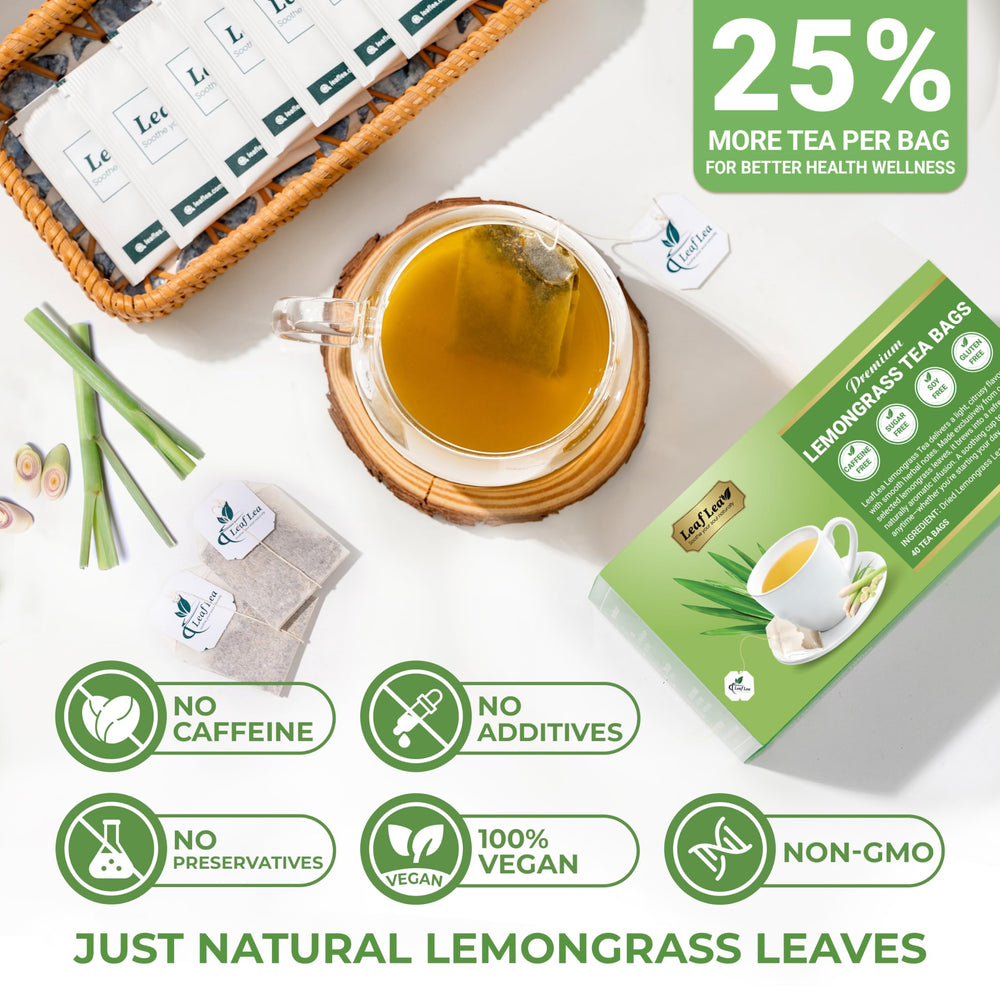 LeafLea bolsita junto a regla para comparar tamaño práctico