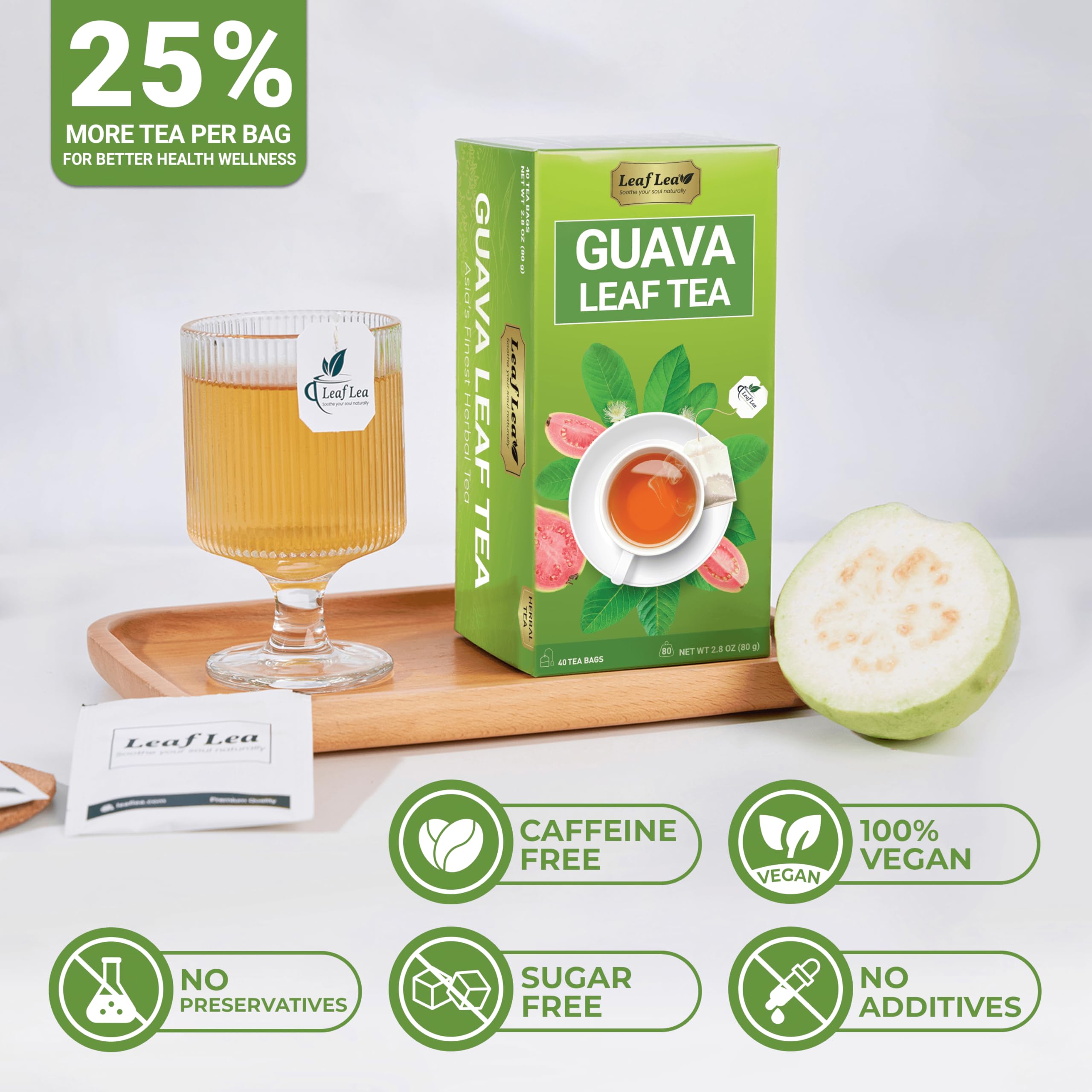 LeafLea bolsita en mano para escala, portátil y práctica