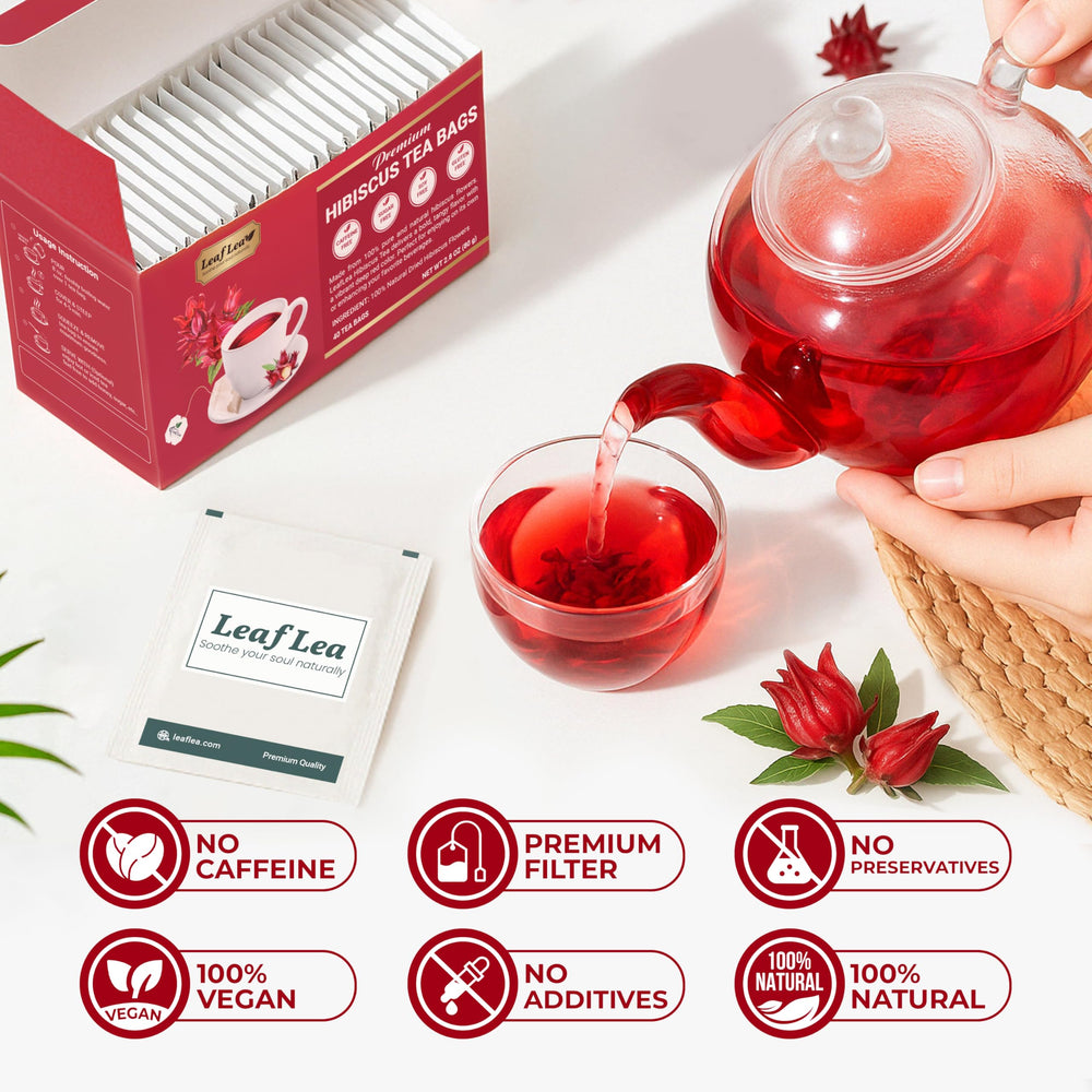 LeafLea etiqueta con información del producto y origen vietnamita