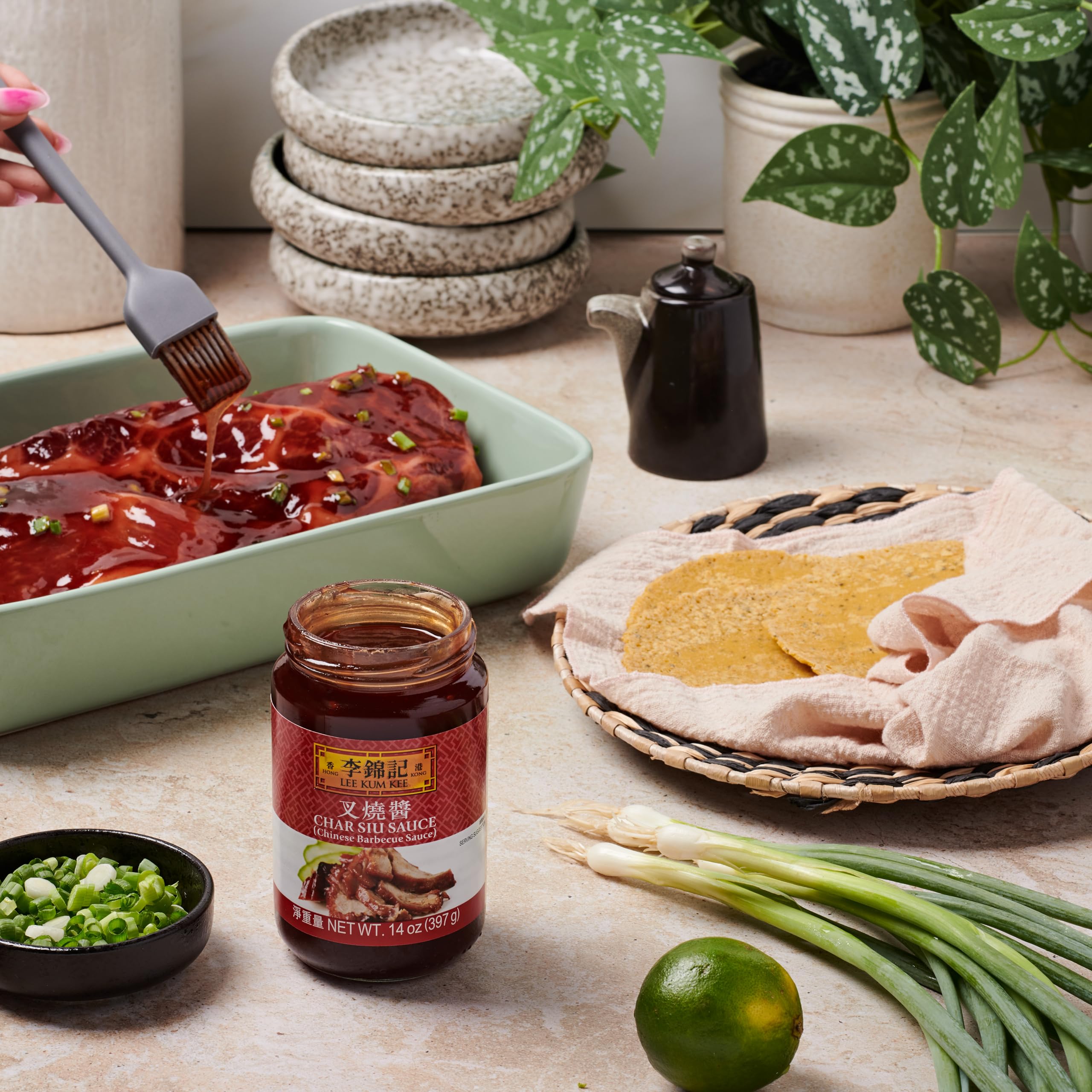 Lee Kum Kee etiqueta con ingredientes para verificar calidad y uso práctico