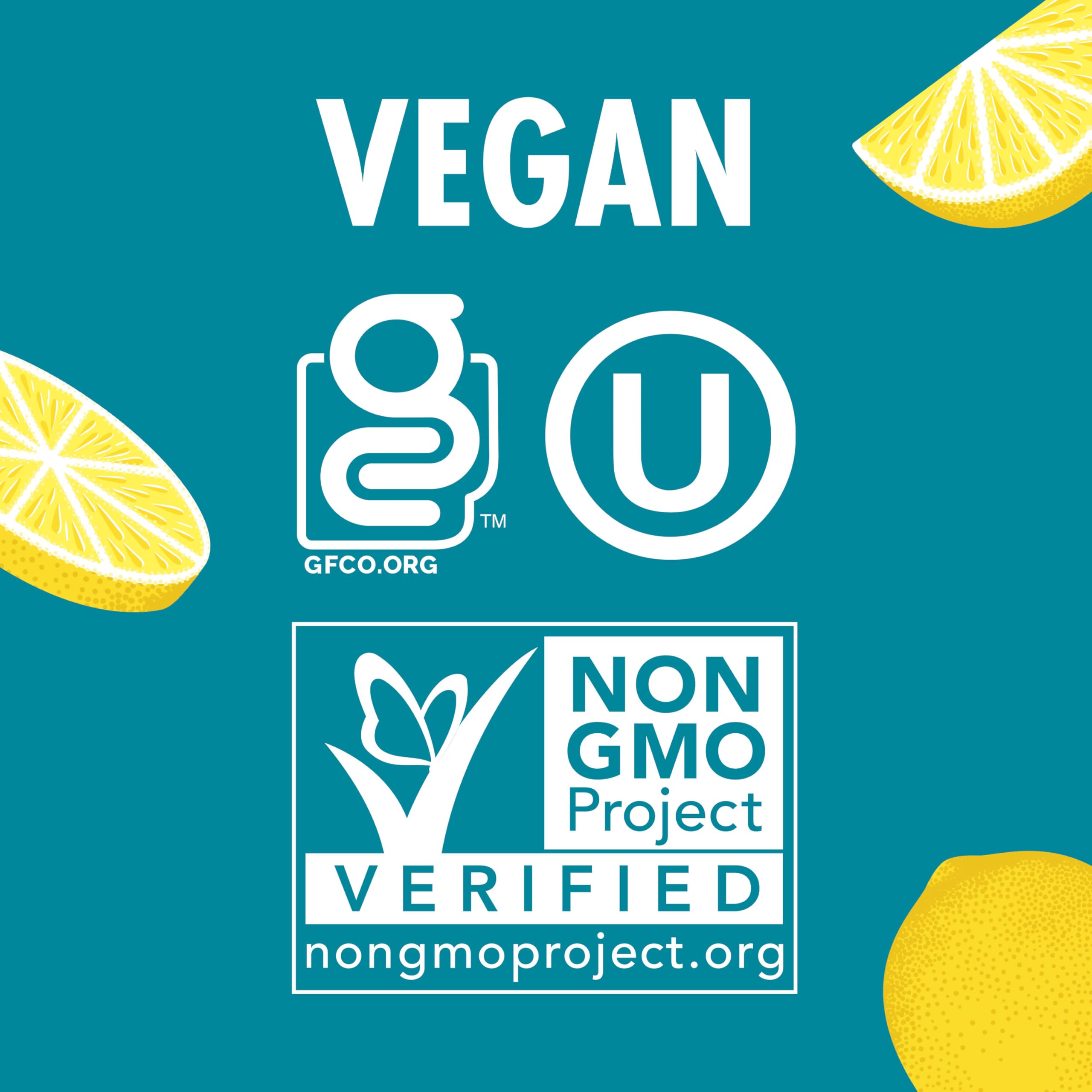Lemonati etiqueta con ingredientes limpios y sin artificios