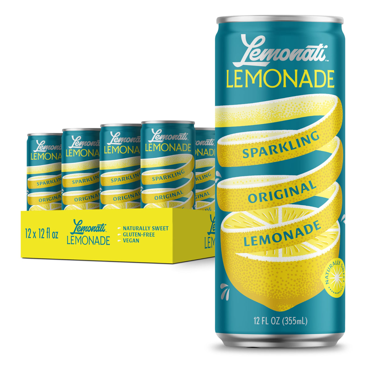 Lemonati lata frontal mostrando diseño y frescura