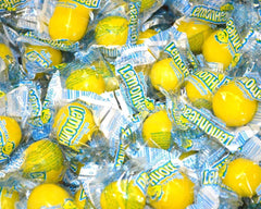 LEMONHEAD bolsa frontal amarilla mostrando 5 lb y uso para eventos