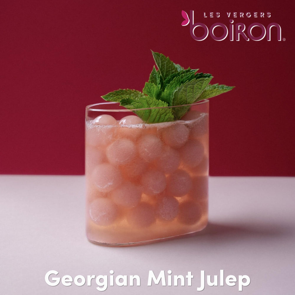 Les Vergers Boiron sorbete hecho con puré, aporta sabor auténtico
