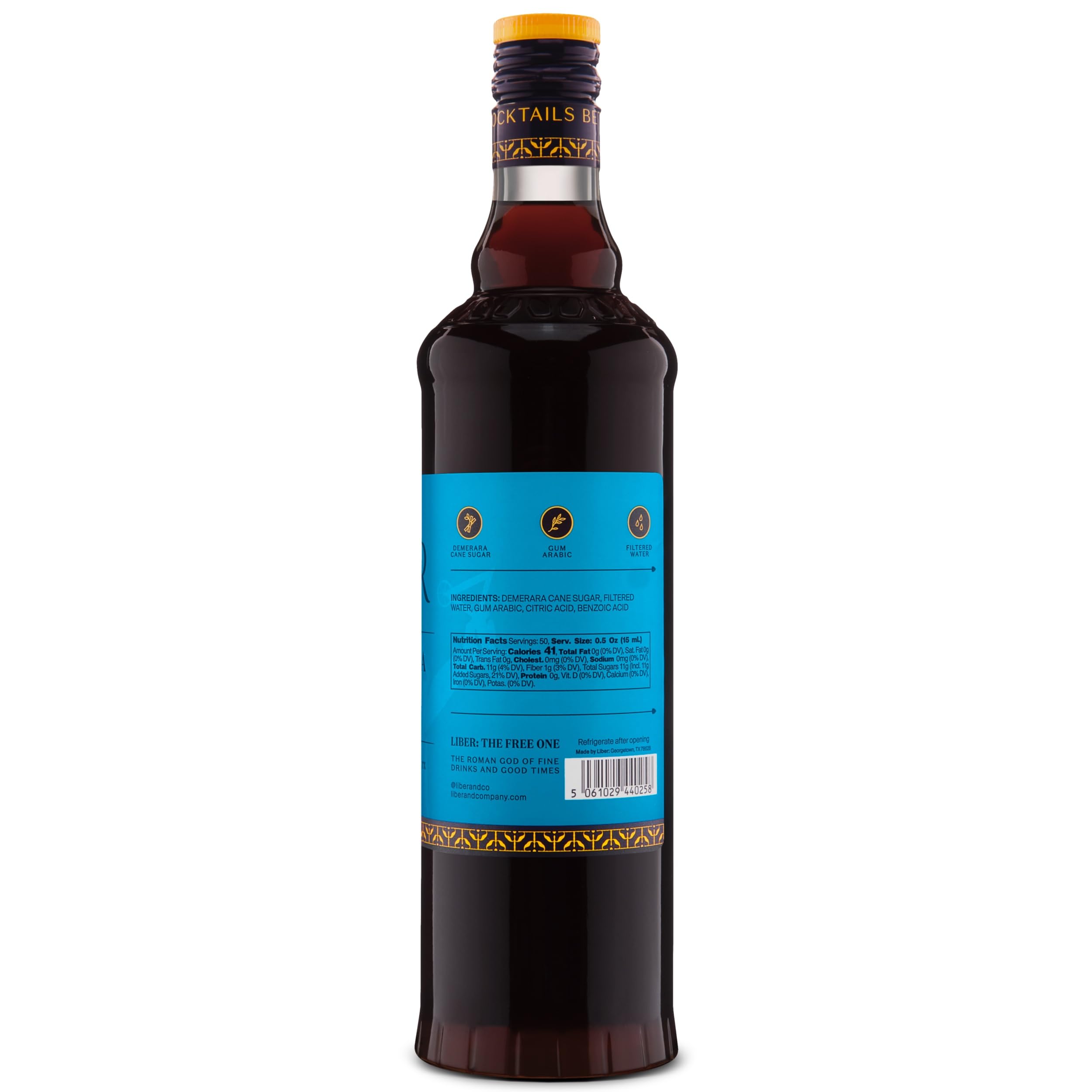 Liber & Co. producto en una barra profesional mejorando cócteles