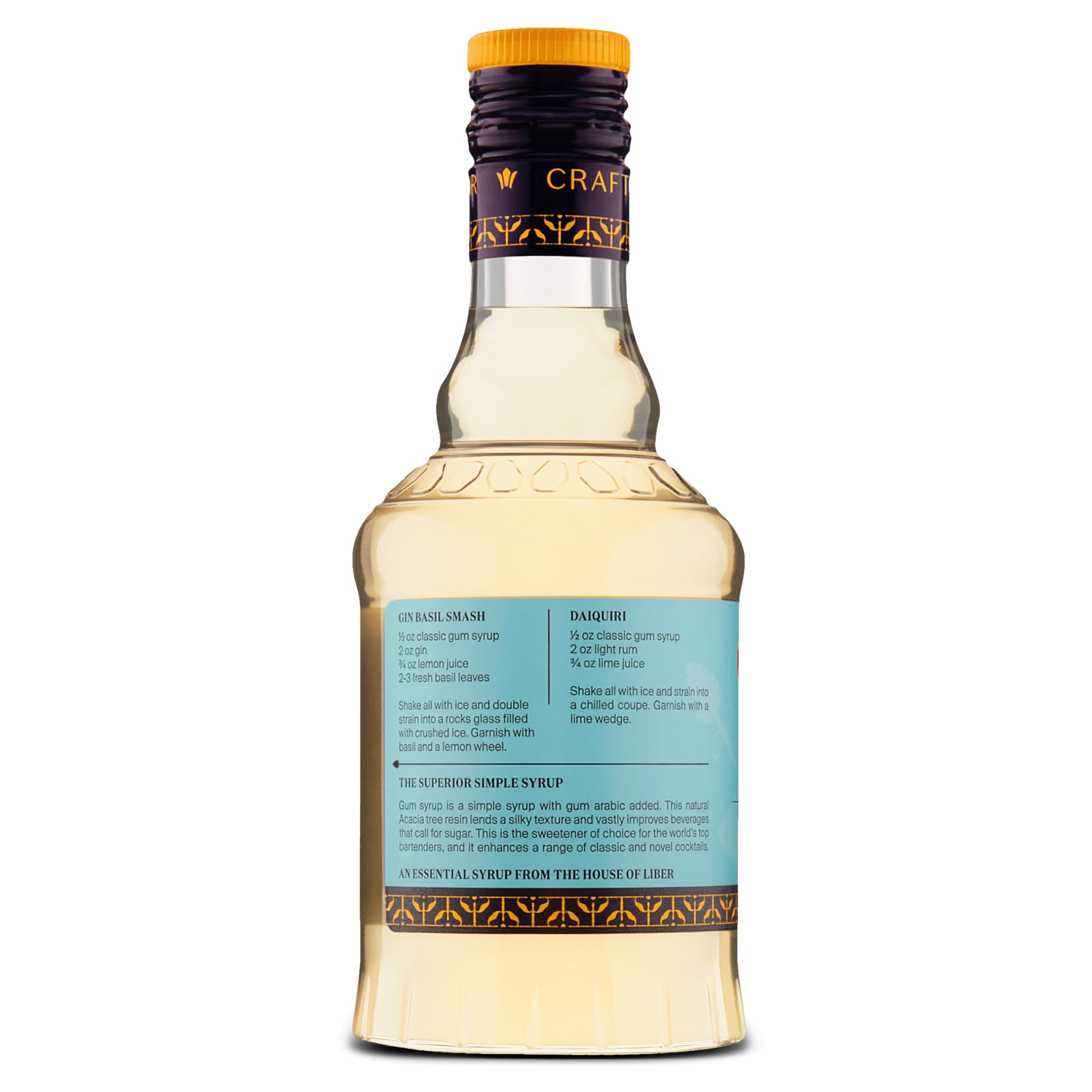 Etiqueta de Liber & Co. con lista de ingredientes naturales y origen
