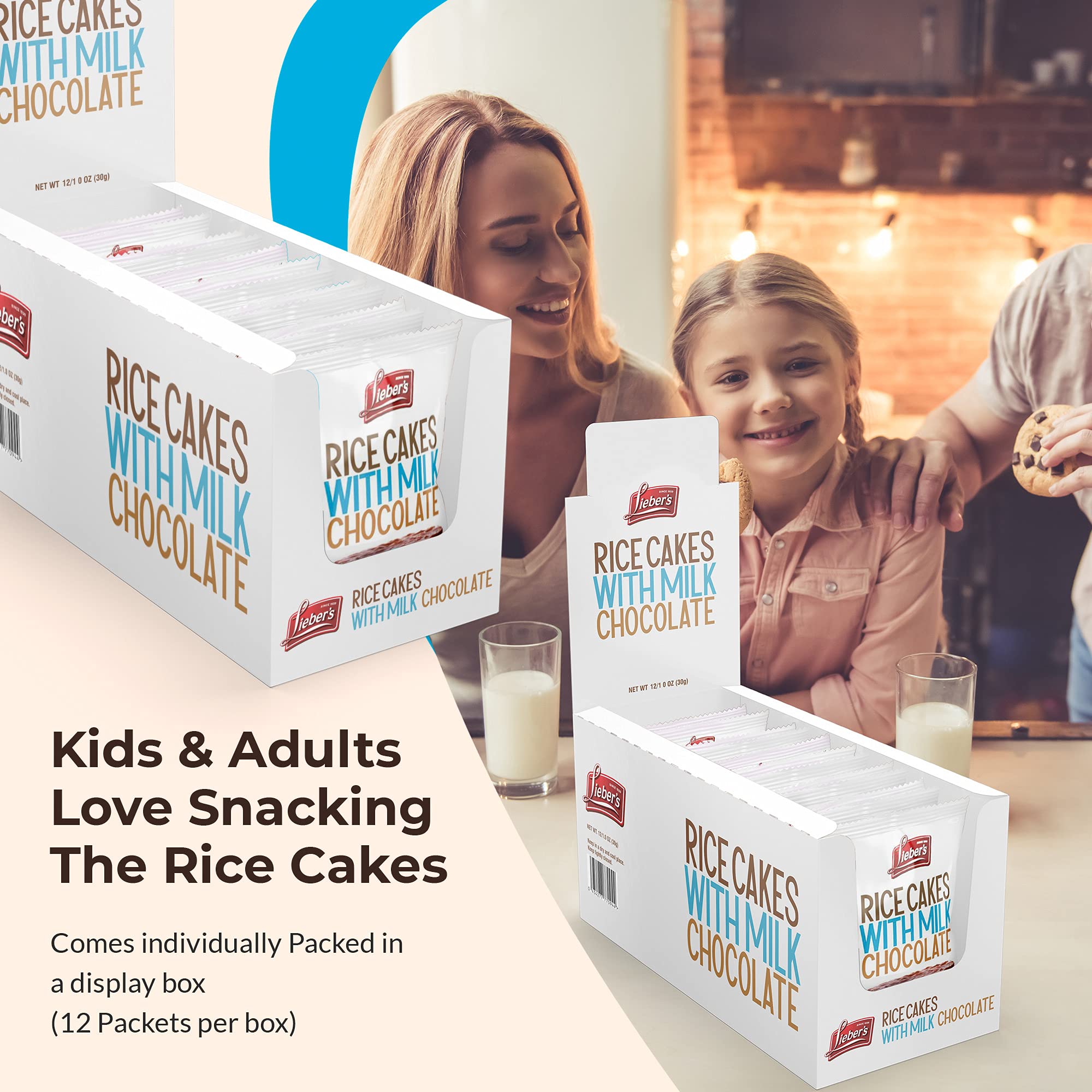 Escena de consumo Lieber's como snack rápido y conveniente