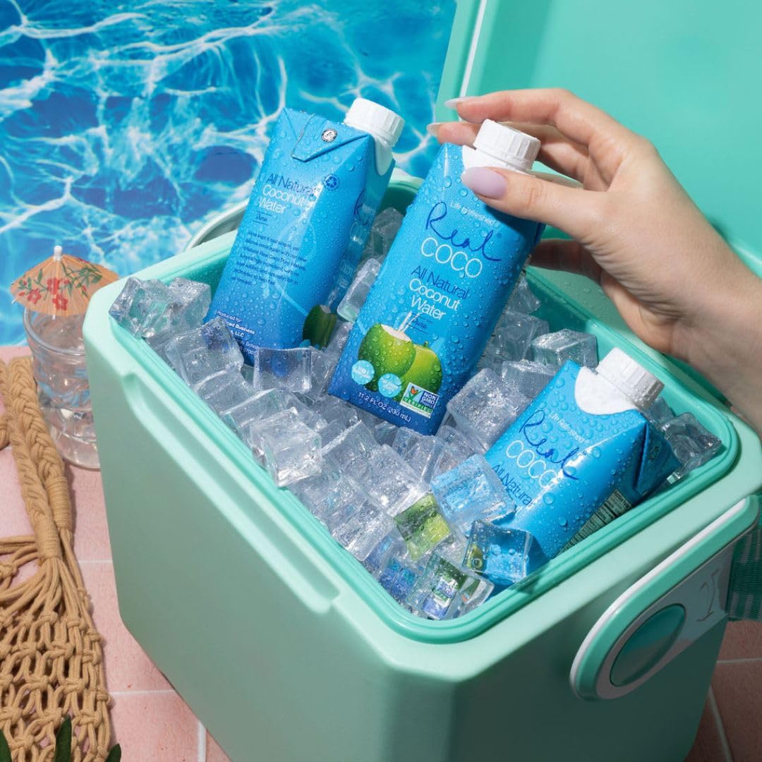Life Refreshed botellas dentro de frigorífico listas para servir frías
