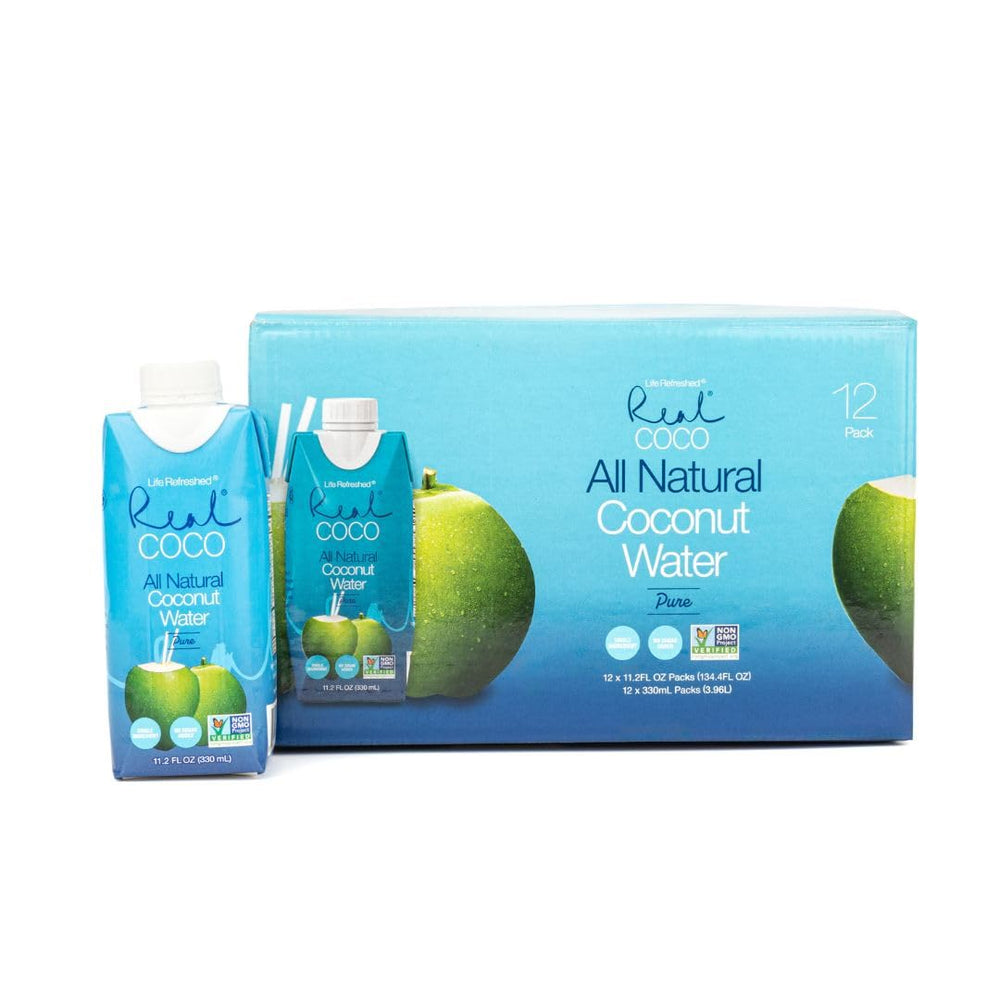 Life Refreshed pack frontal mostrando 12 botellas, práctica y refrescante