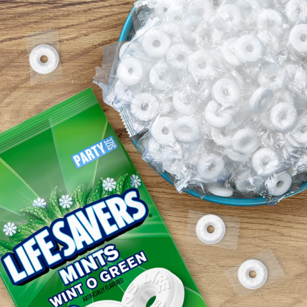 Life Savers caja abierta con 20 rollos individuales, ideal para compartir