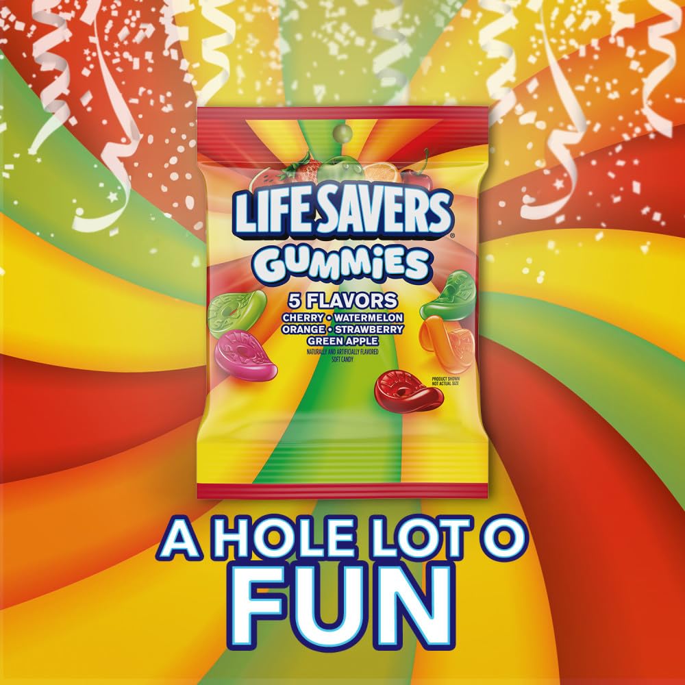 Life Savers gomitas en bol de fiesta listos para servir y animar reuniones