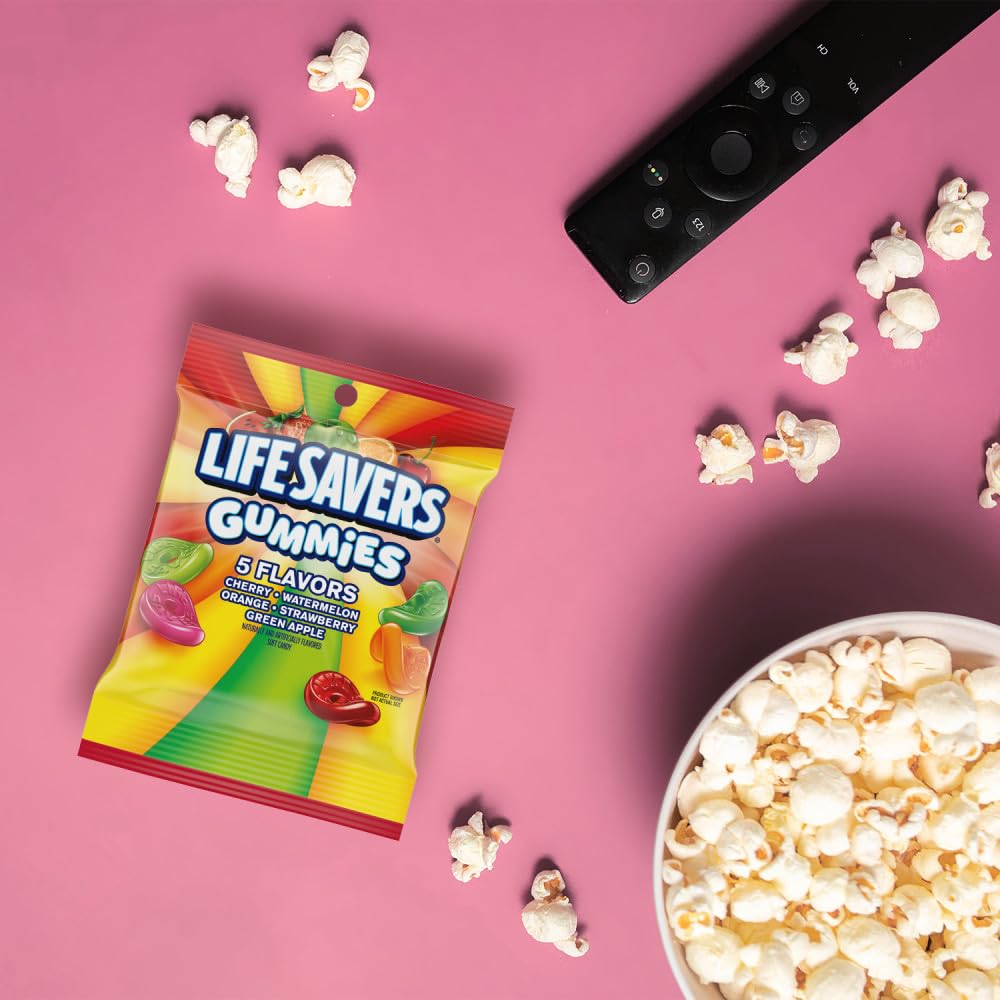 Life Savers etiqueta con información nutricional y fecha de consumo preferente