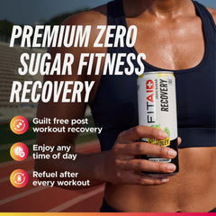 LIFEAID FITAID lata Fruit Punch en mano mostrando tamaño y portabilidad