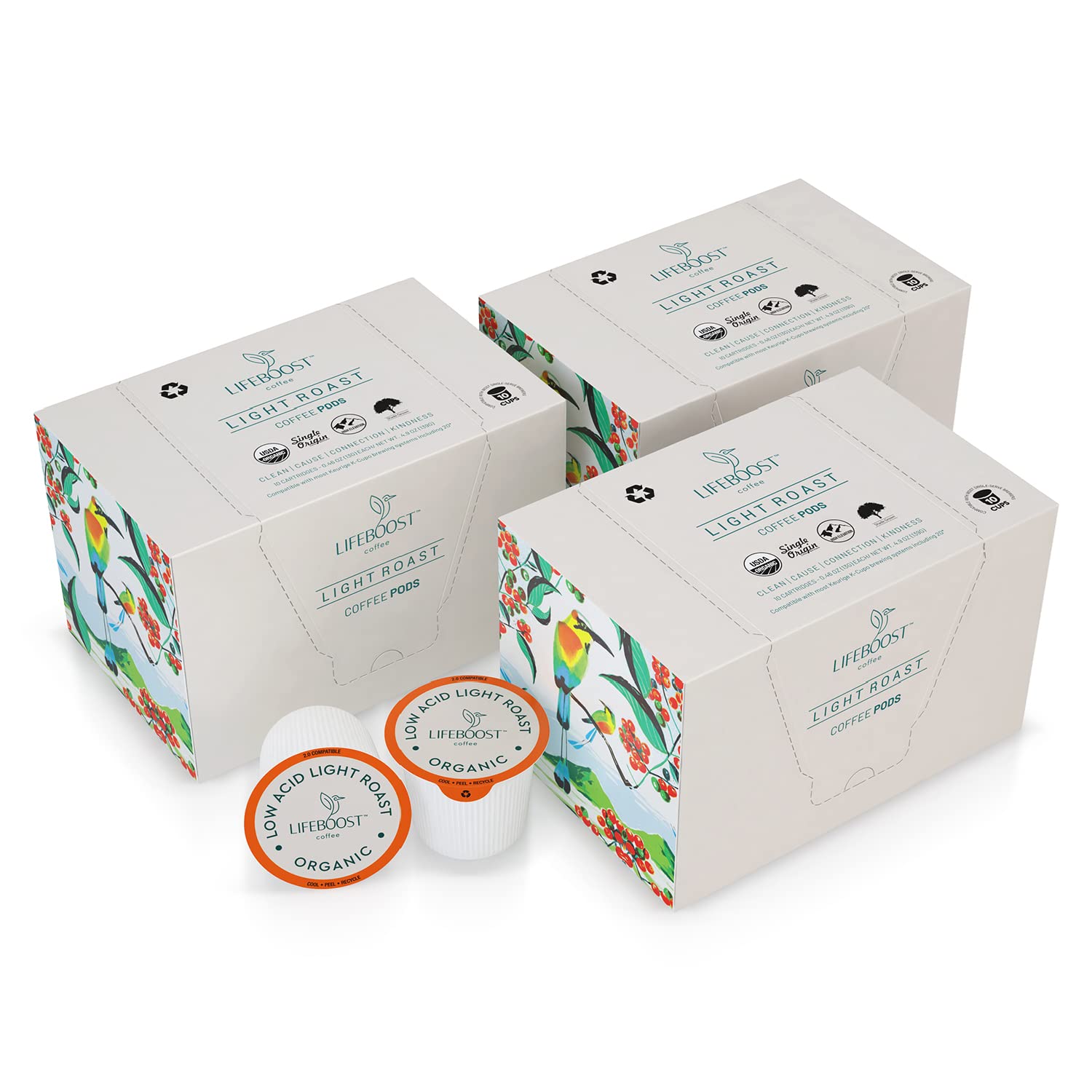 LIFEBOOST cápsulas en encimera de cocina, estilo de vida práctico