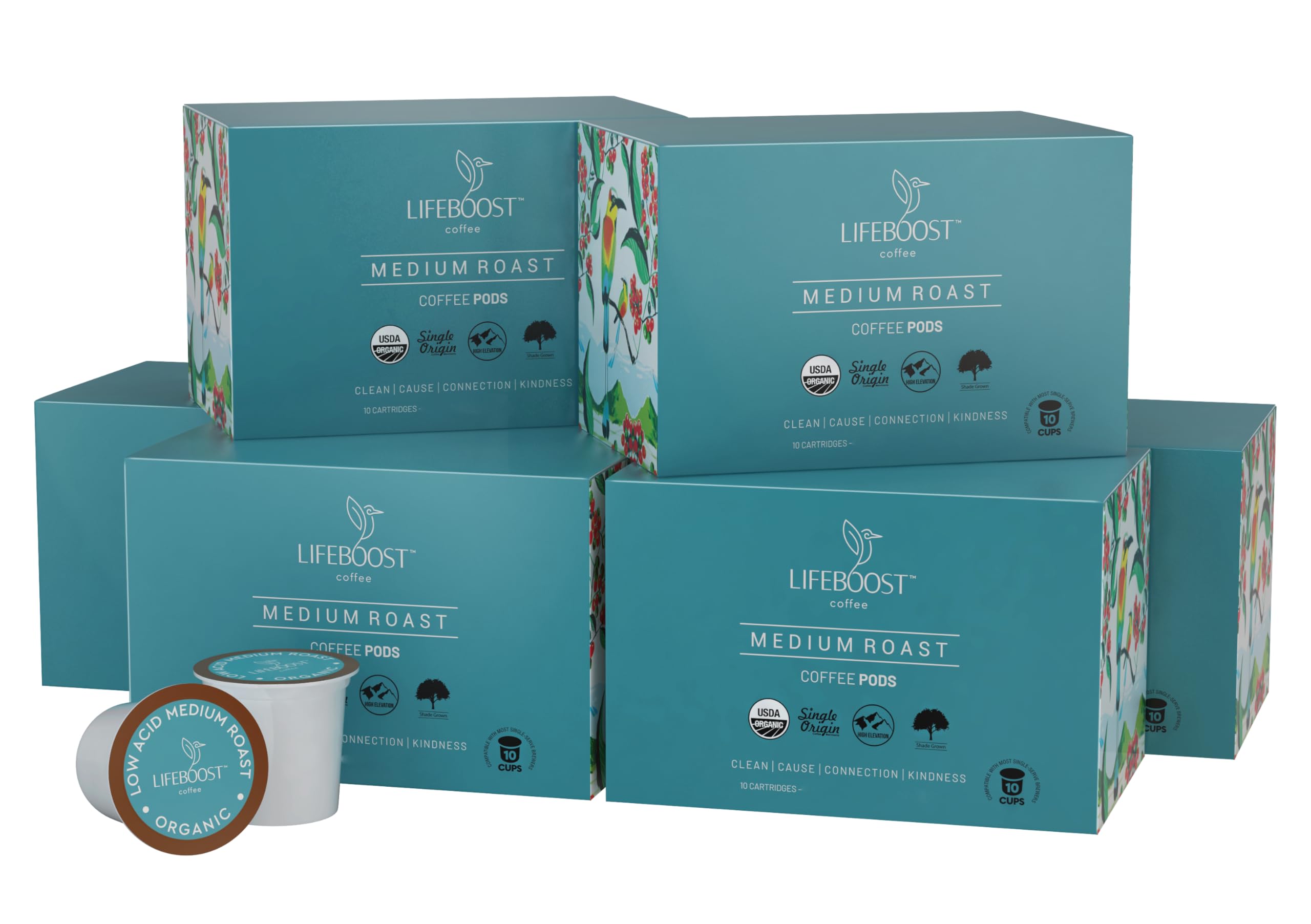 LIFEBOOST escena de desayuno que sugiere conveniencia y sabor suave