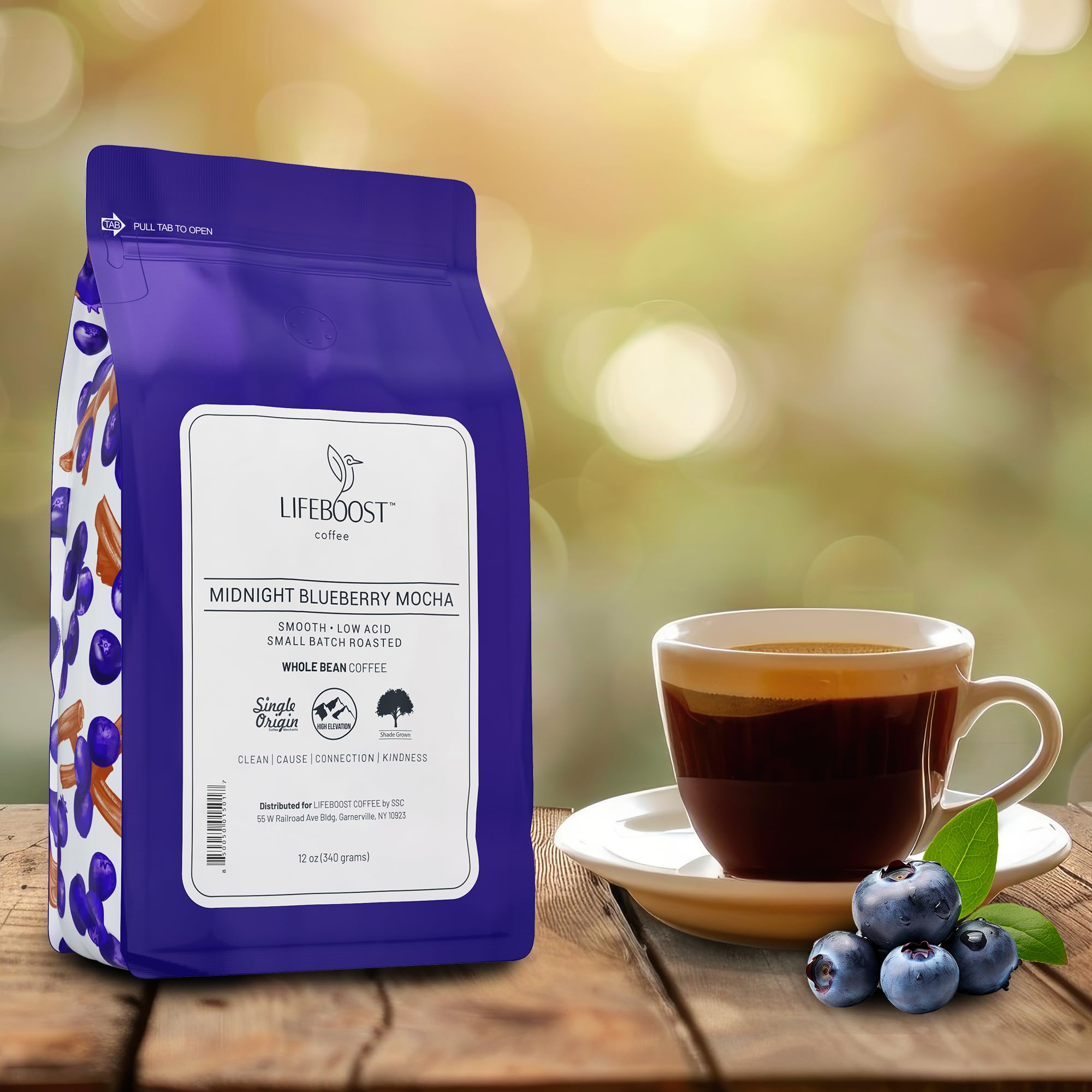 LIFEBOOST cafetal en Centroamérica con plantas en sombra, evidencia de cultivo responsable