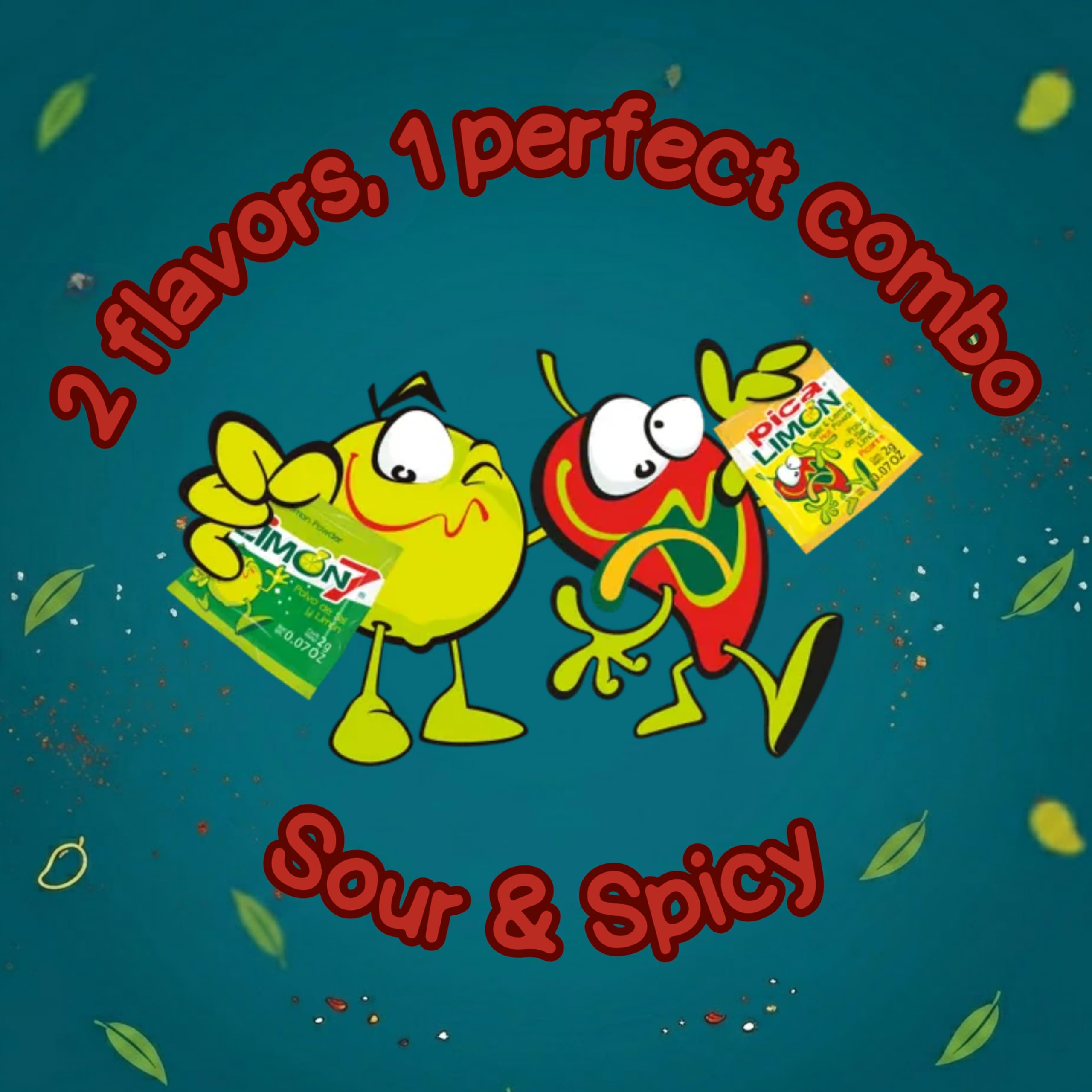 Limon 7 primer plano del polvo, revela textura cítrica y salada