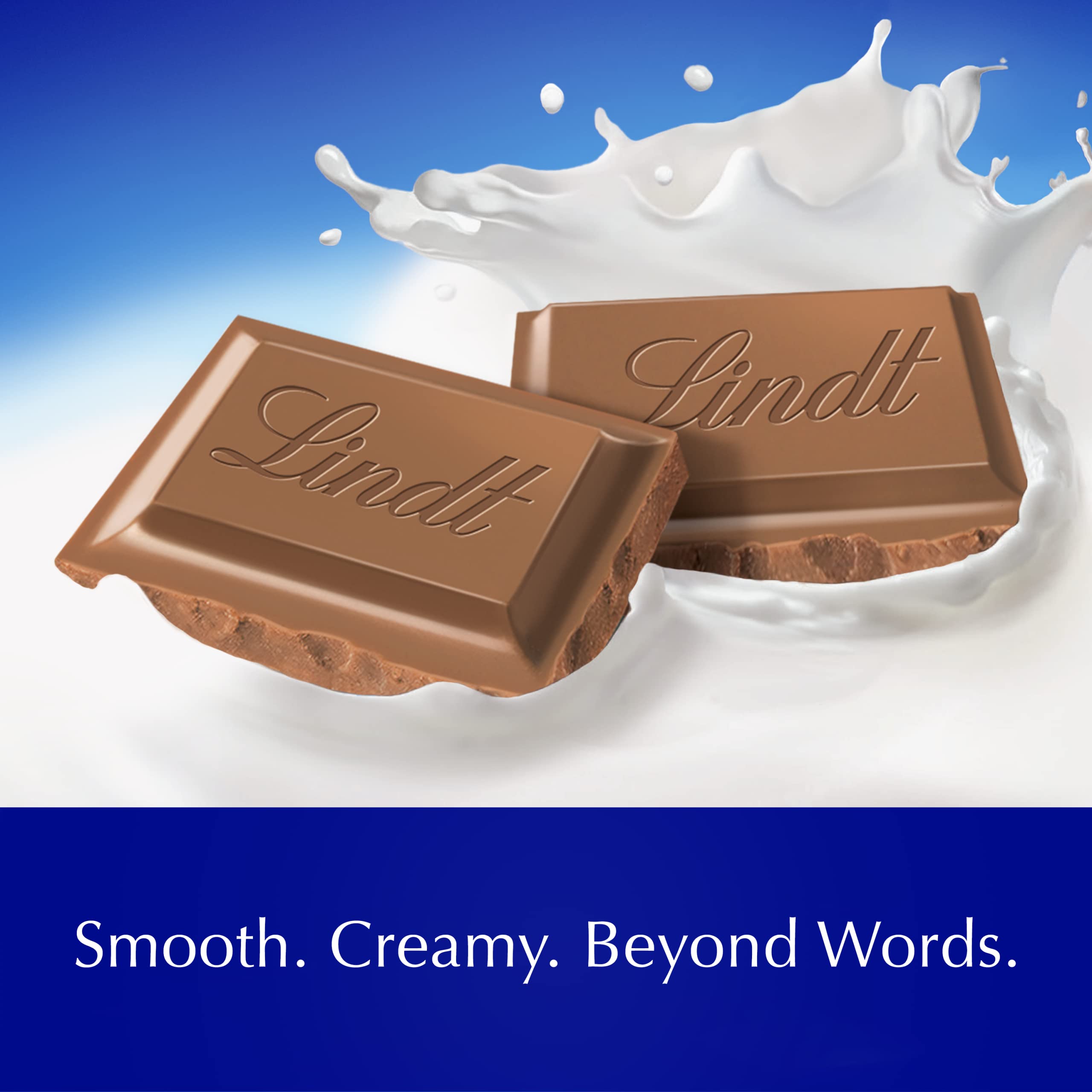 Lindt barra sostenida en mano para comparar tamaño y visualizar porción individual