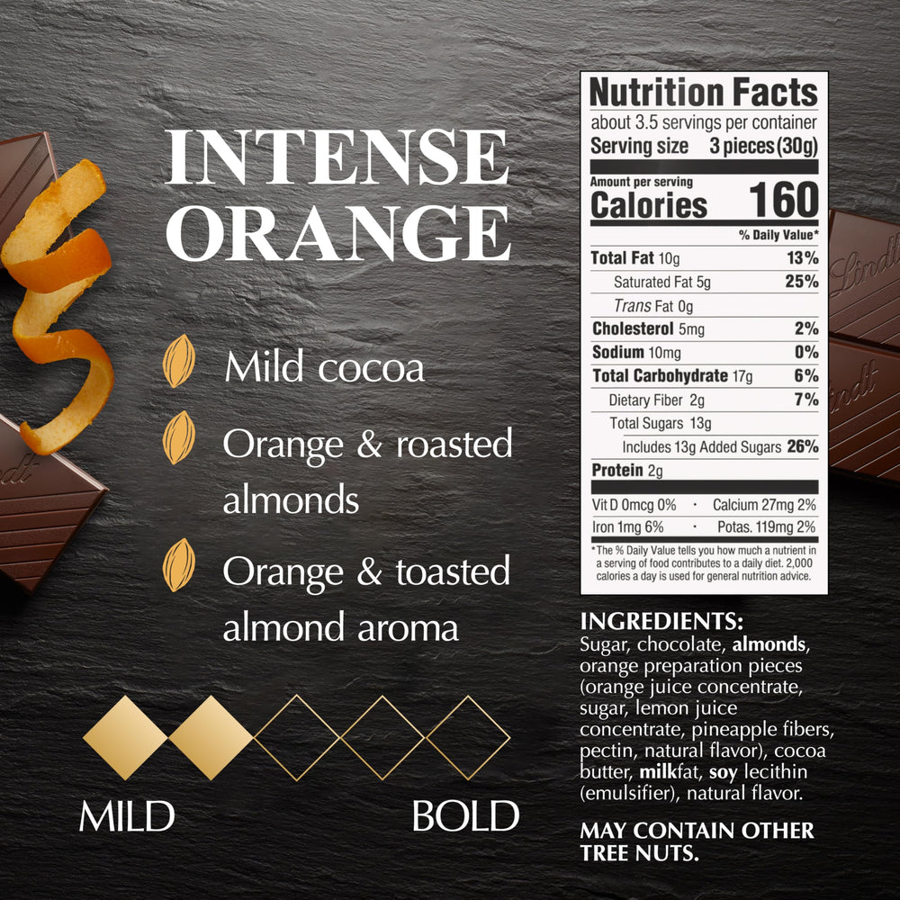 Lindt EXCELLENCE detalle de la superficie del chocolate con brillo y vetas, resalta calidad