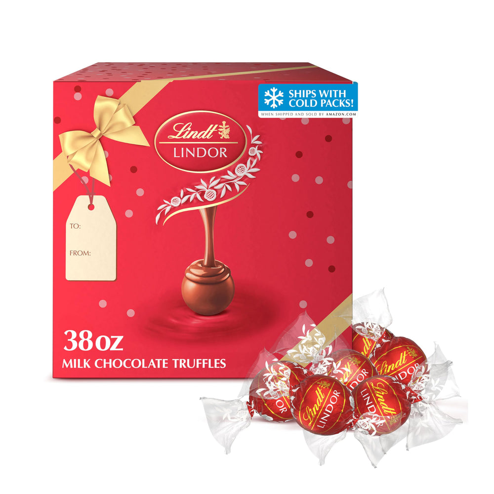 Lindt caja frontal elegante lista para regalar y sorprender