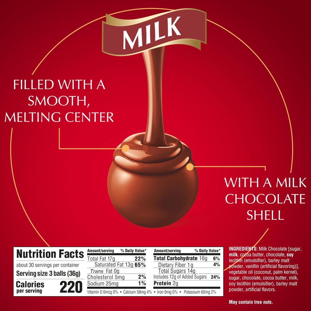 Lindt trufas servidas en un bol en reunión, facilitan celebrar