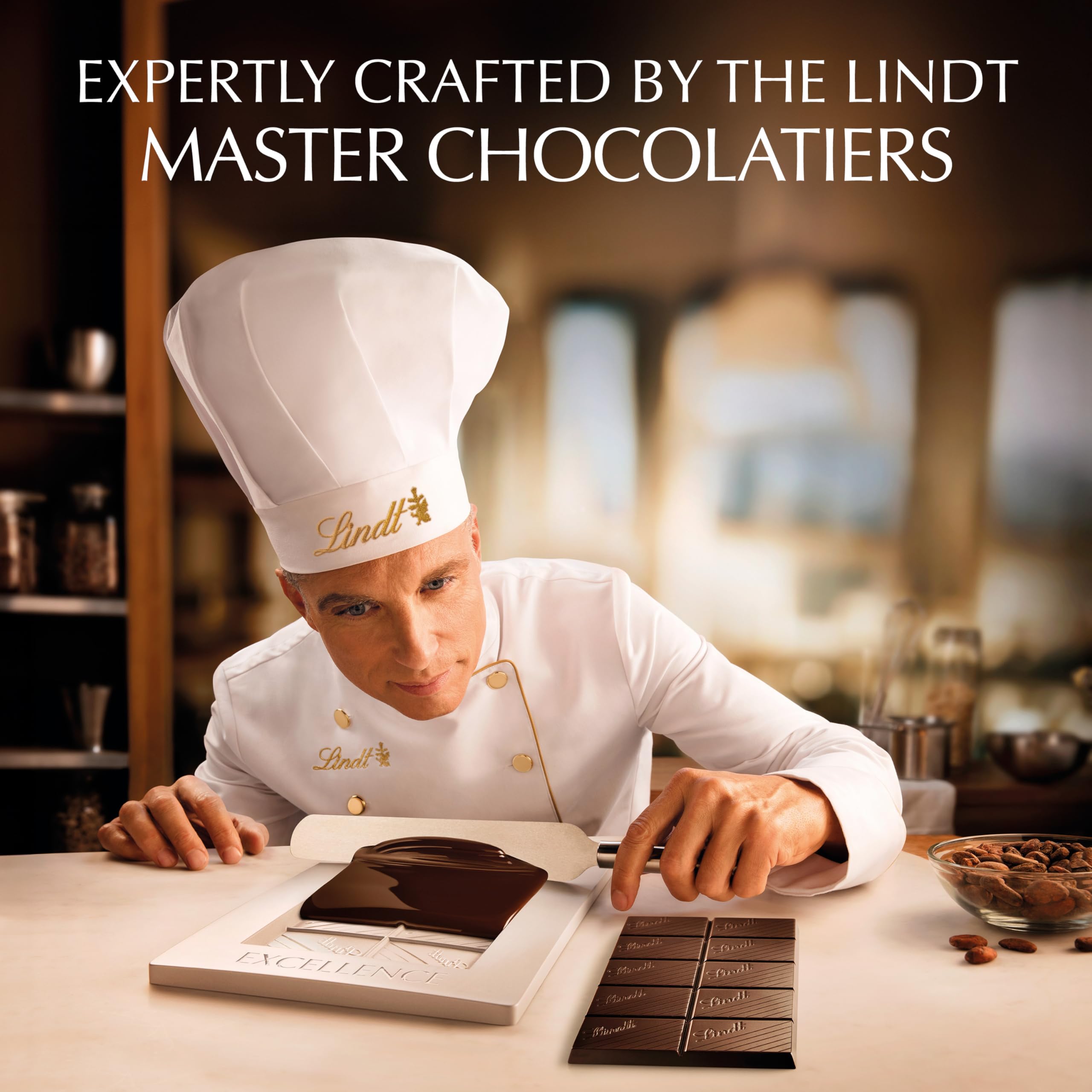 Lindt pack en cesta como presentación de regalo elegante y práctica