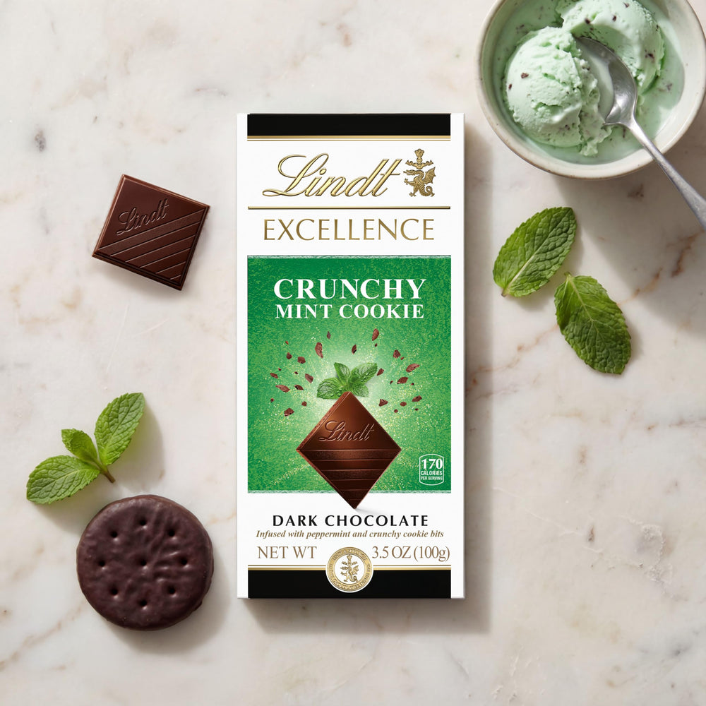 Lindt barra servida junto a una taza de café para maridaje ideal