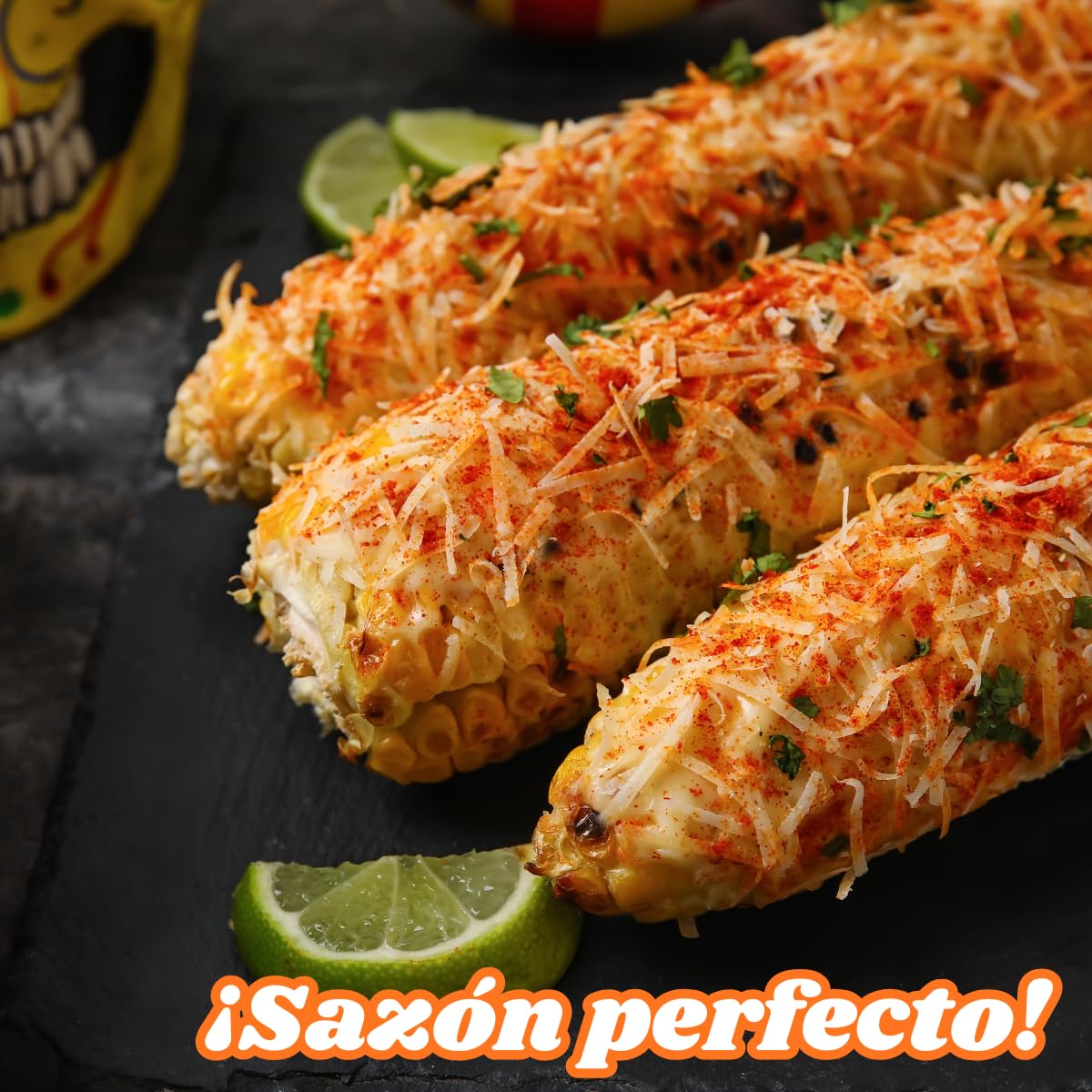 Lion Spice Co elote a la parrilla sazonado, sabor auténtico