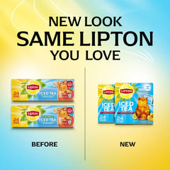 Lipton bolsita con tejido cerca que mejora extracción y sabor