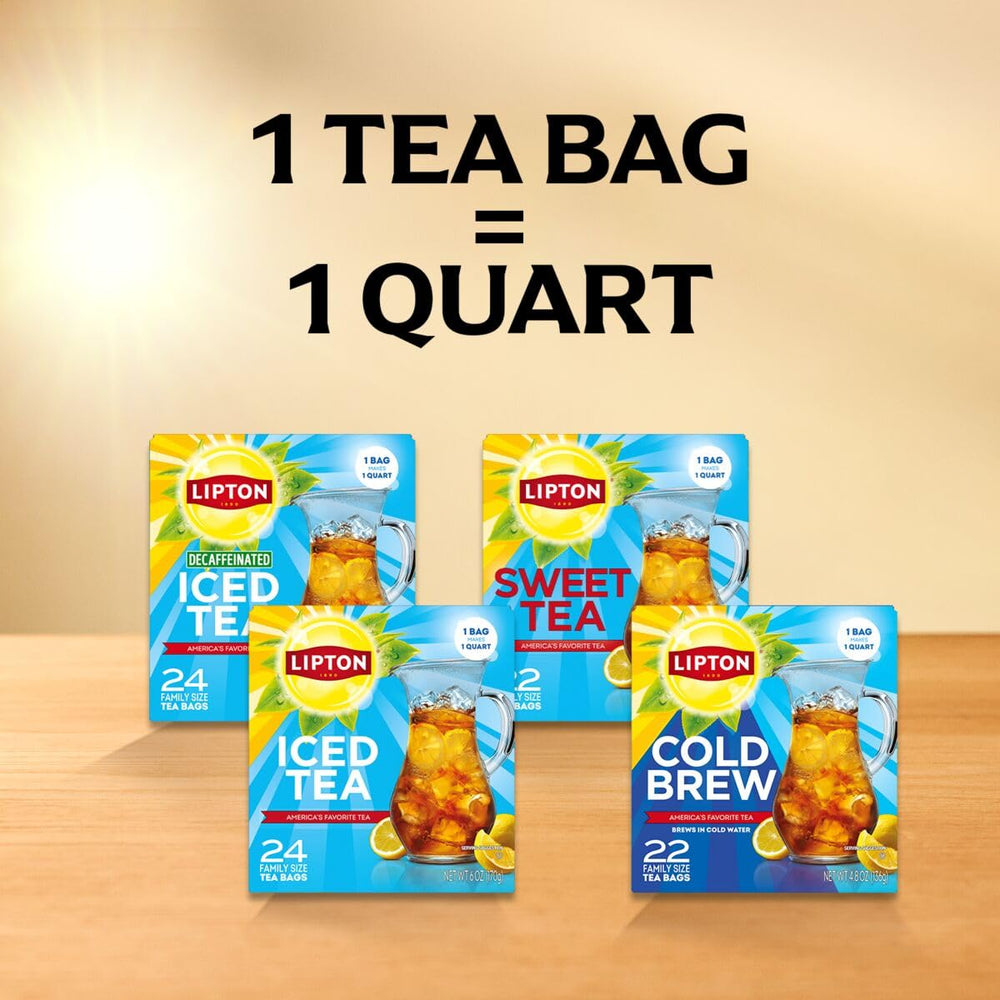 Lipton cajas apiladas para almacenamiento eficiente en despensa