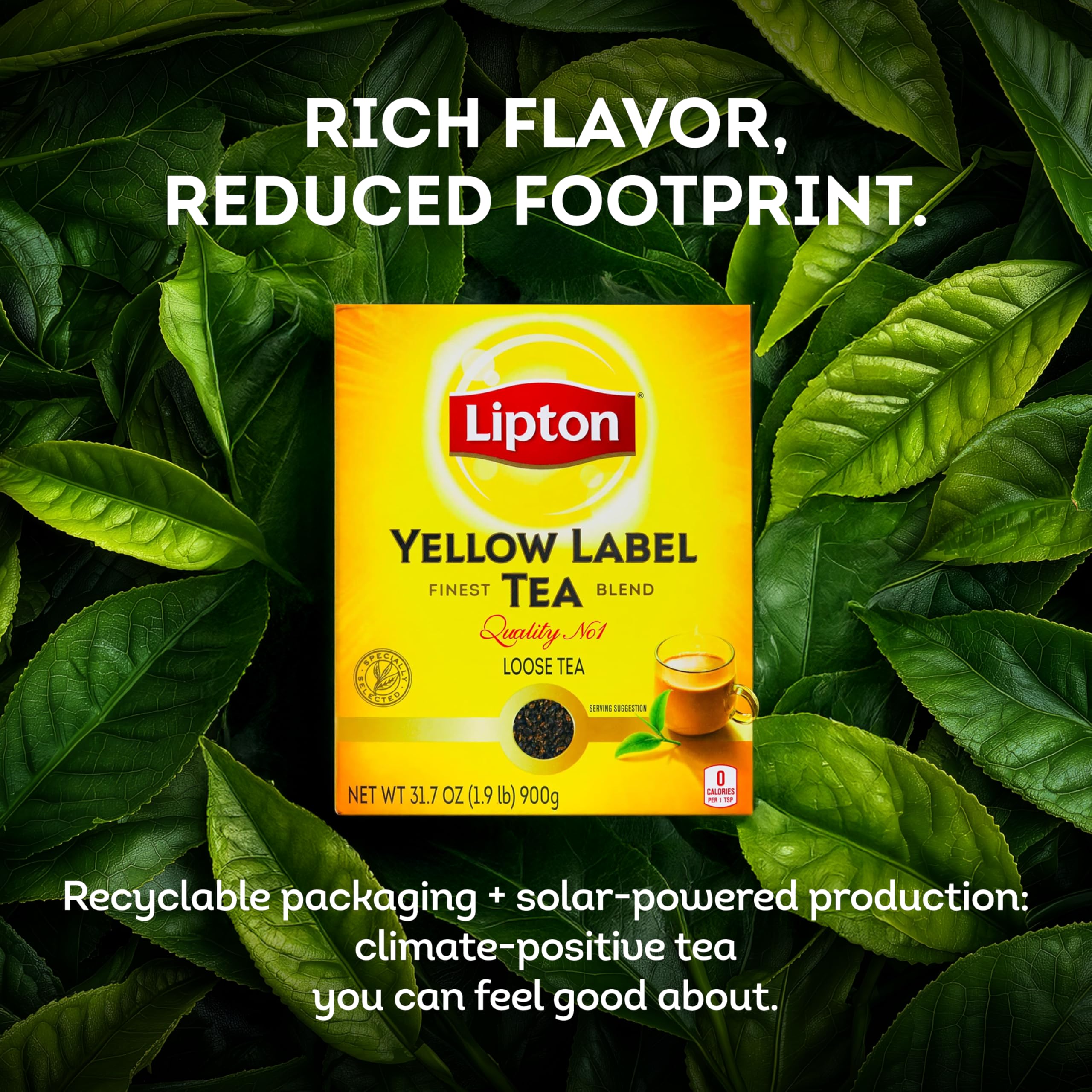 Lipton en escena de desayuno con pan y frutas, complemento energizante