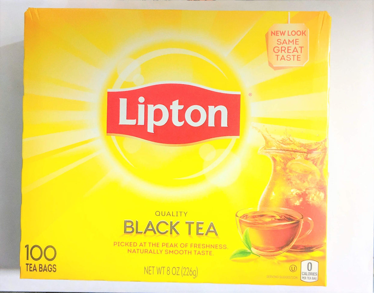 Lipton frente del empaque con 3 cartones, muestra ahorro y almacenamiento práctico