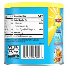 Lipton jarra preparada destacando cantidad y conveniencia para reuniones