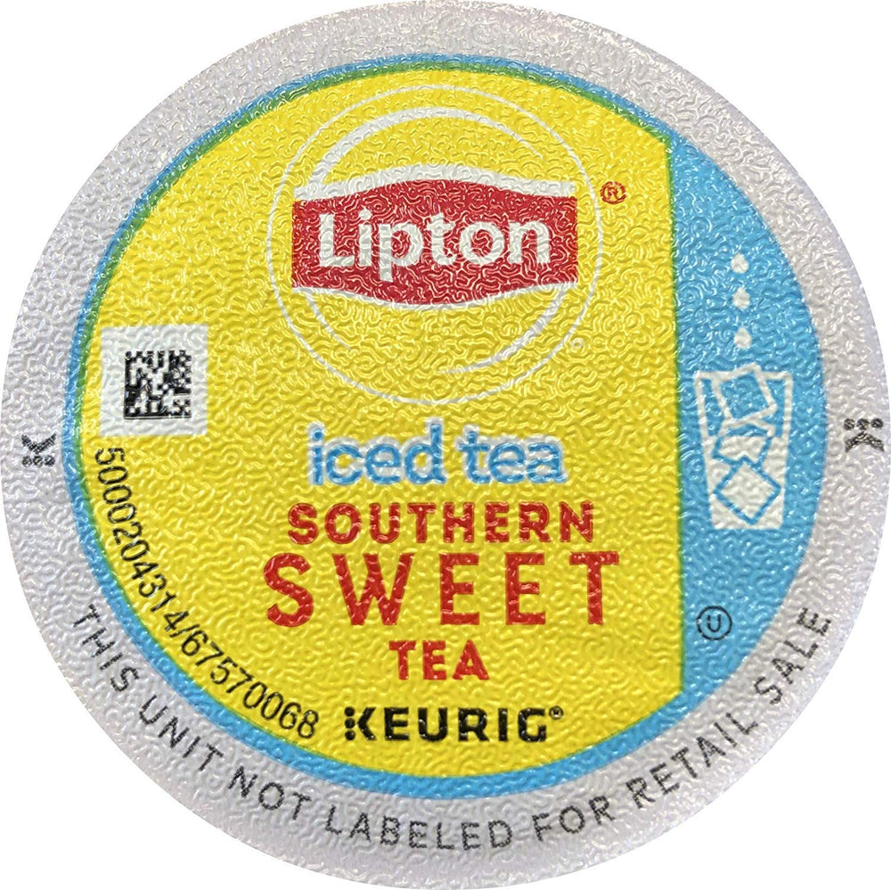 Lipton paquete frontal mostrando 22 K-Cups y conveniencia inmediata
