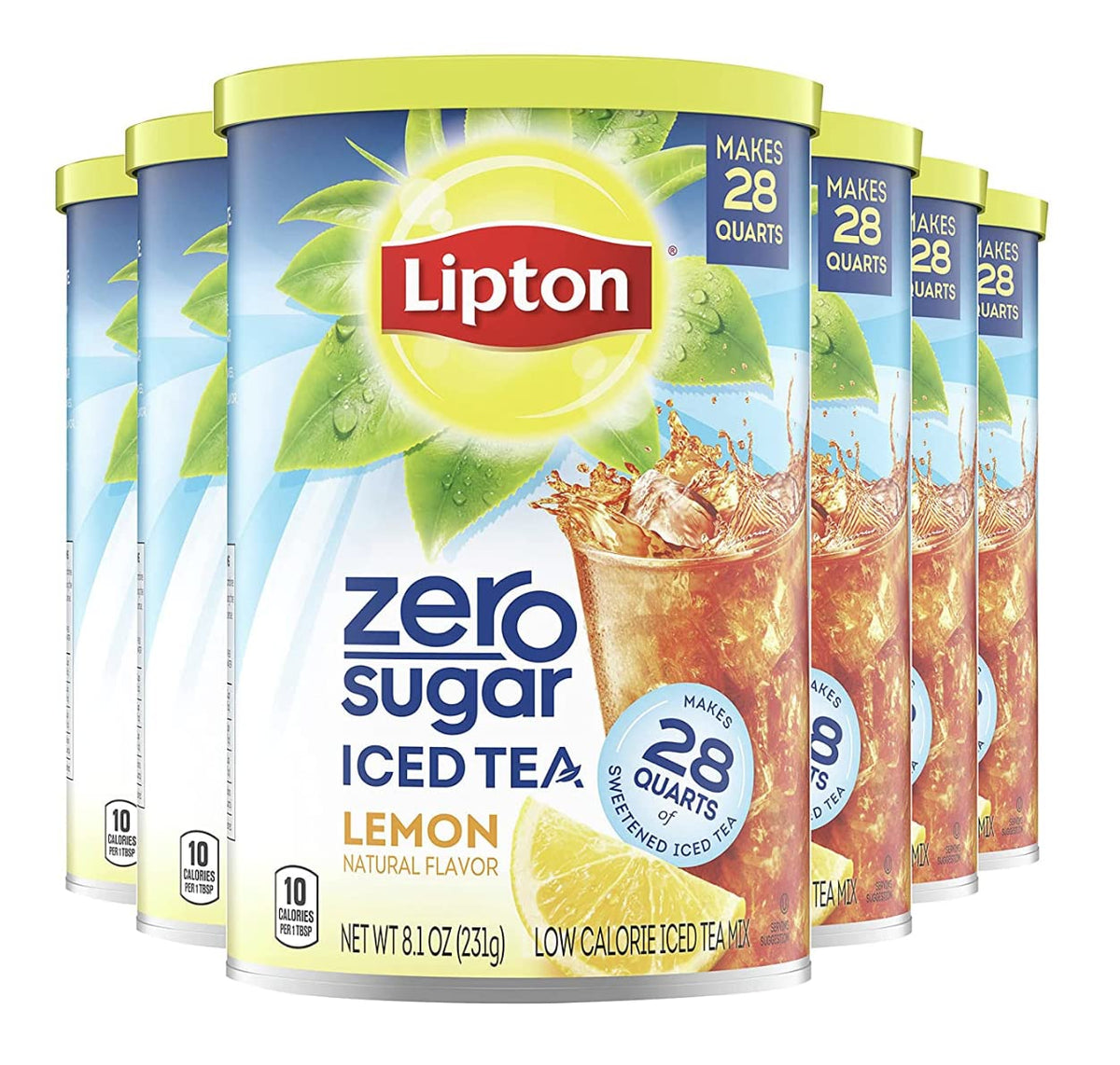 Lipton lata frontal mostrando el diseño y rendimiento del producto