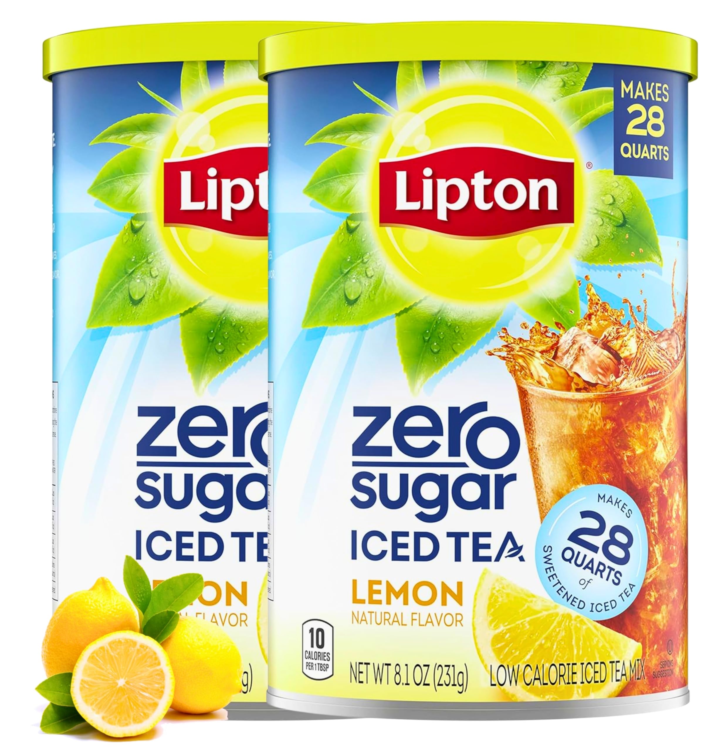 Lipton envase frontal mostrando el logo y ahorro, refresco rápido