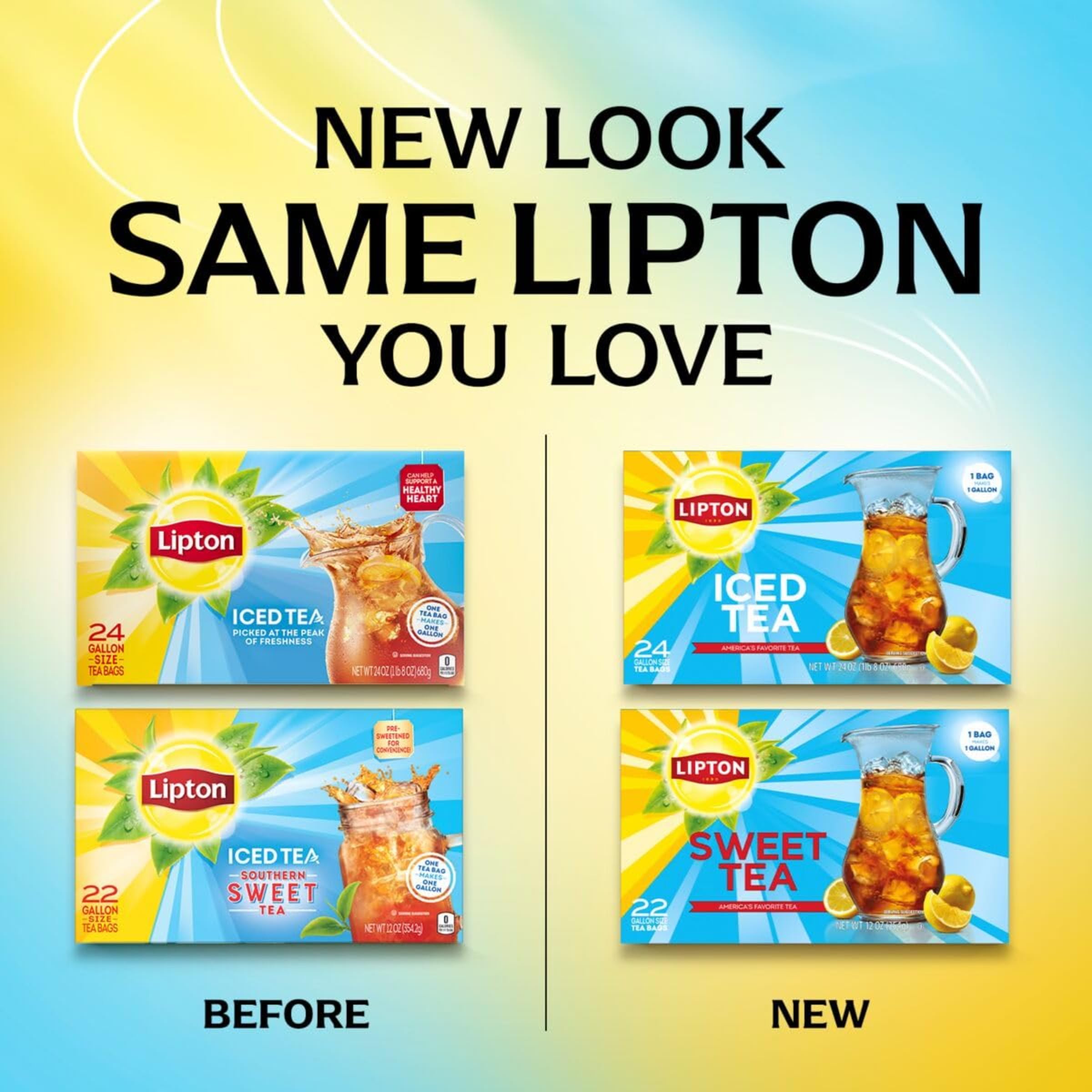 Bolsita Lipton infusionándose en olla para preparar un galón con sabor consistente