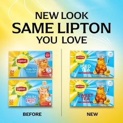 Bolsita Lipton infusionándose en olla para preparar un galón con sabor consistente