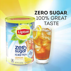 Lipton tapa resellable del canister, mantiene la mezcla fresca