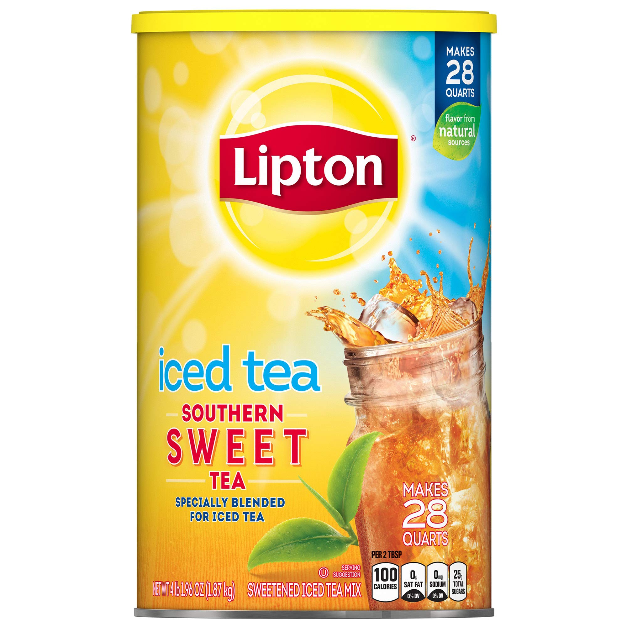 Lipton té servido en vaso durante evento, ideal para servir a invitados