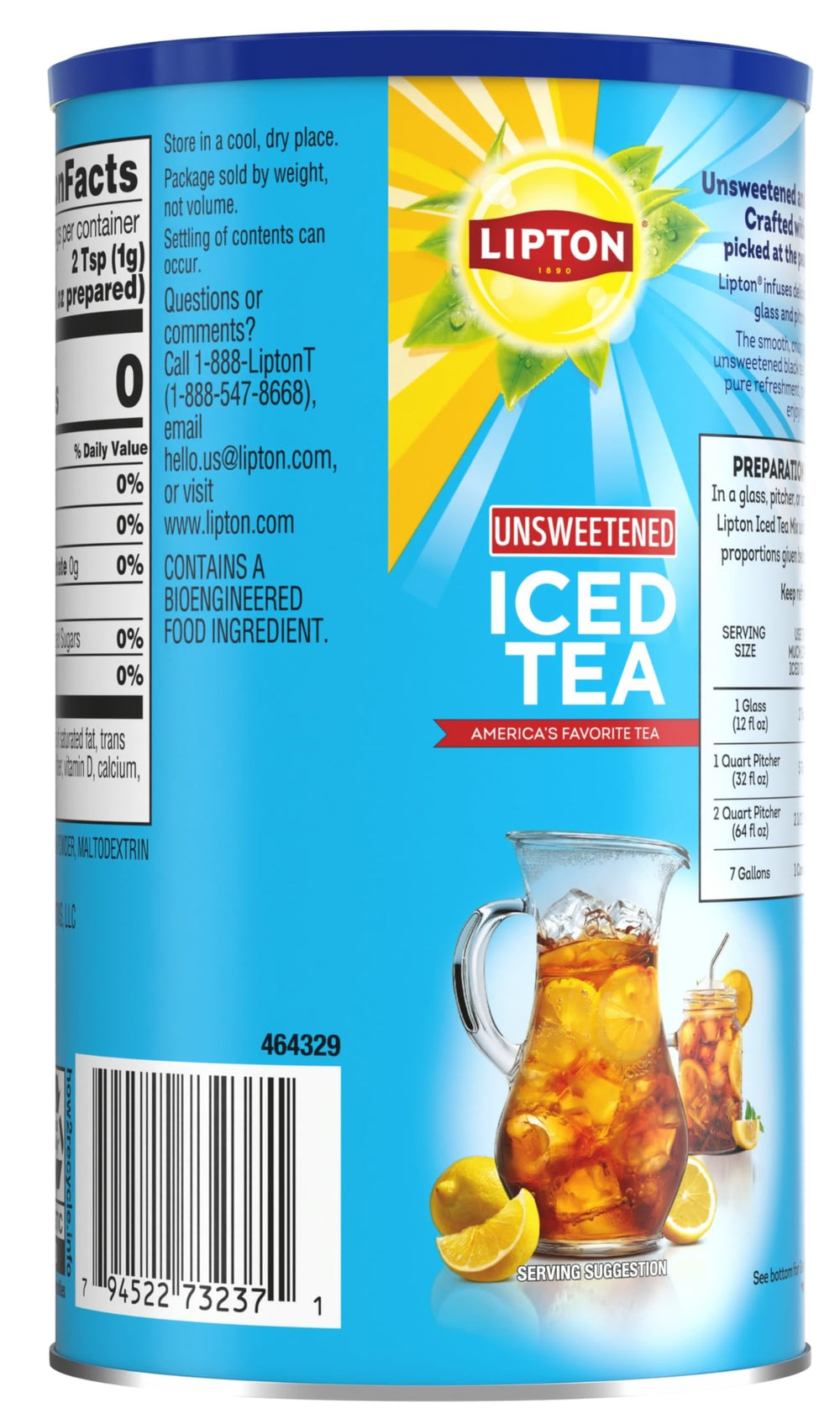 Lipton vaso con hielo y limón mostrando servido atractivo y refrescante