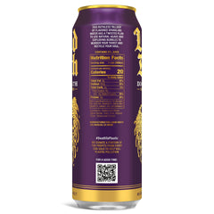 Liquid Death lata en mano comparando escala 19.2 fl oz y conveniencia