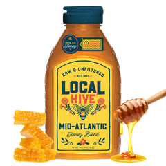 Local Hive frasco frontal mostrando etiqueta y aspecto natural
